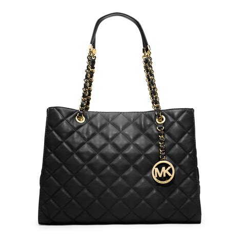 michael michael kors susannah large tote black 